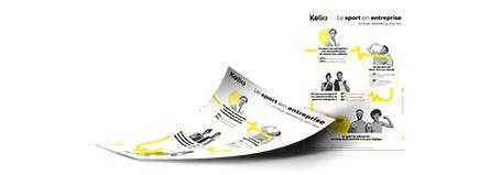 Infographie sport en entreprise