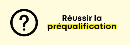 Les questions à poser lors de la pré-qualification