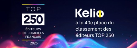 Top 250 des éditeurs de logiciels français : Kelio est 40e 